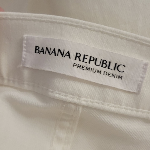 Banana Republic White Flare Sailor Premium Denim - Picture 3 of 12
